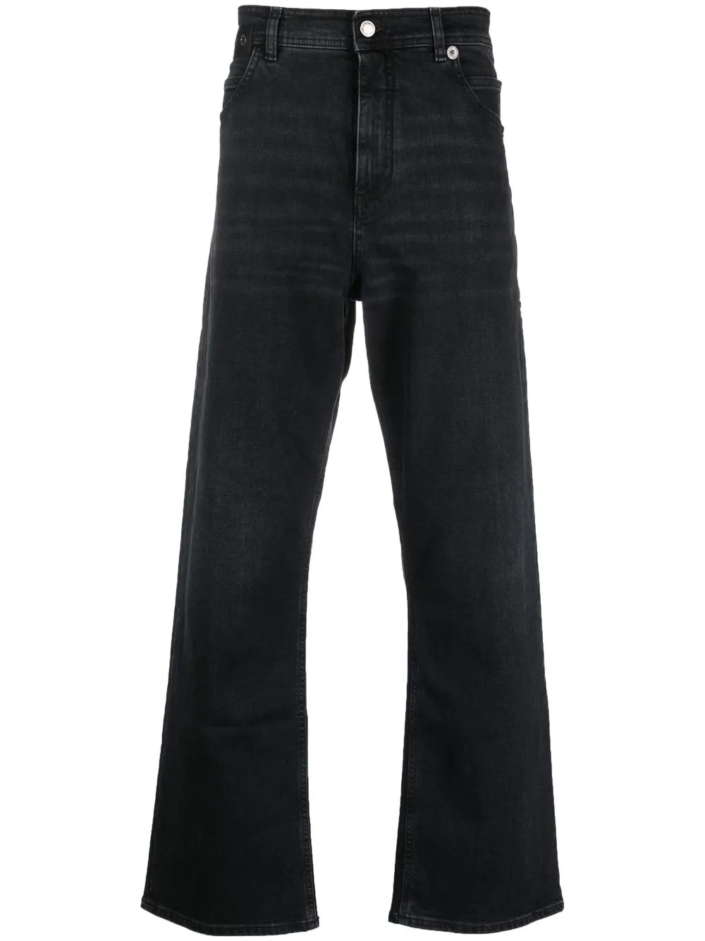 

Neil Barrett straight-leg dark-wash jeans - Black