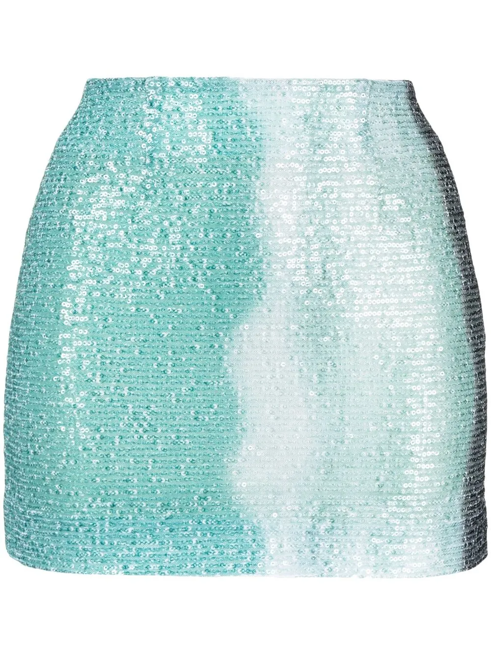 

16Arlington sequin-embellished mini skirt - Green