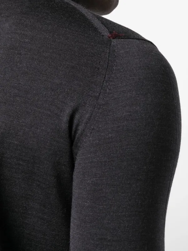 Maison Margiela Work-In-Progress high-neck Jumper | Grey | FARFETCH ZA