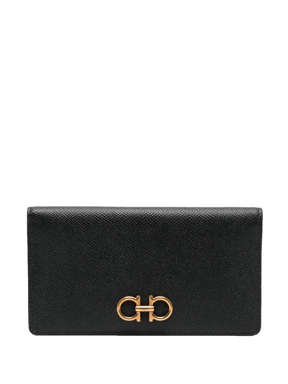 

Salvatore Ferragamo Gancini-plaque wallet - Black