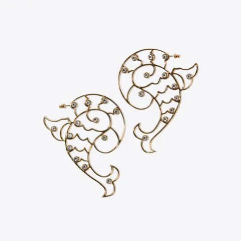 Crystal-Embellished Pucci P Earrings