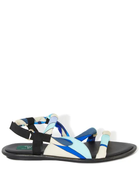 PUCCI abstract-print flat sandals 