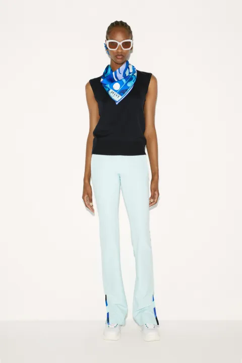 Marmo-Print Wool Cardigan