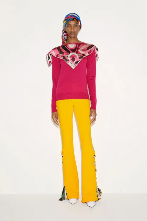 Marmo-Print Wool Sweater