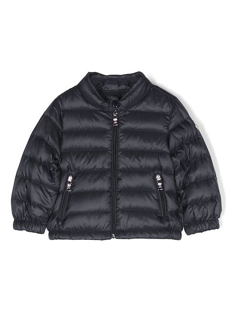 Moncler Enfant جاكيت مبطن بشعار الماركة وسحاب