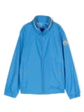 Moncler Enfant Farlak logo-patch hooded jacket - Blue
