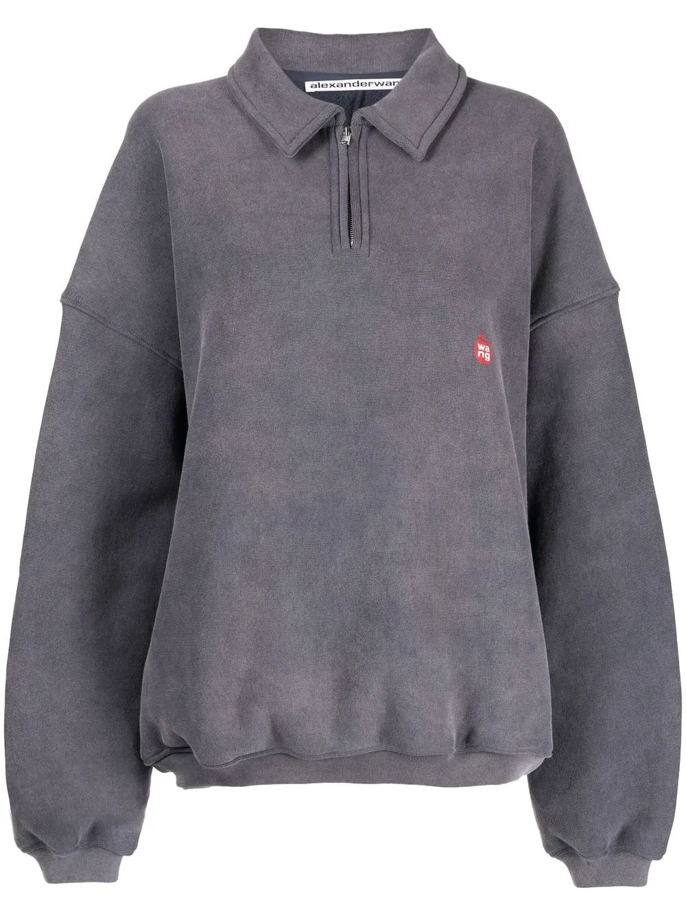 

Alexander Wang logo cotton sweatshirt - Grey