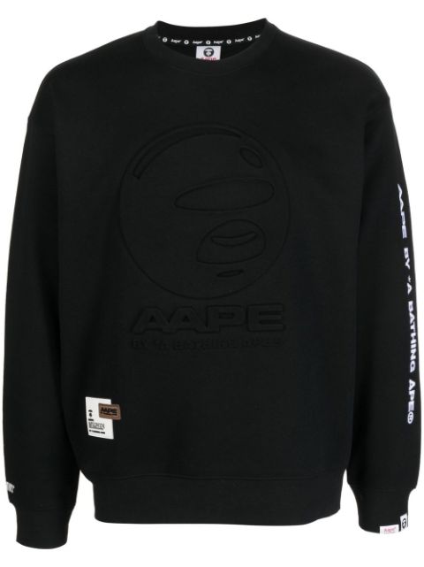 AAPE BY *A BATHING APE 3D logo cotton sweatshirt Men