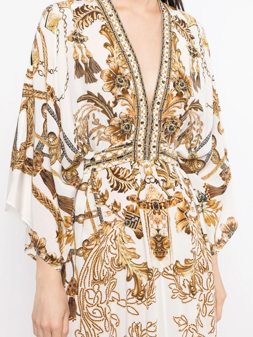 Camilla graphicprint Kaftan Dress Farfetch