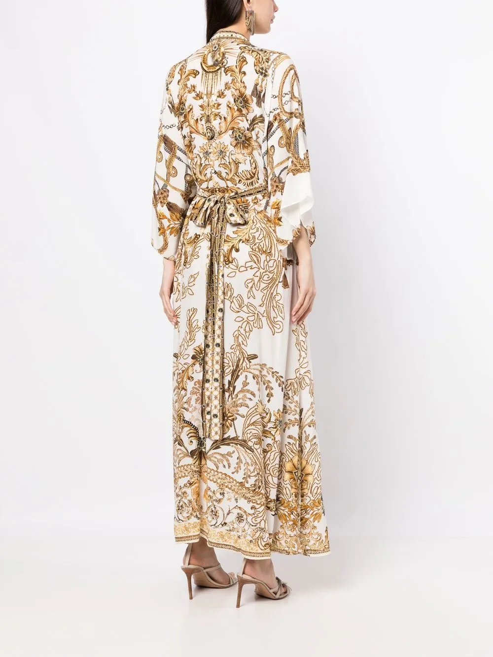 Camilla graphicprint Kaftan Dress Farfetch