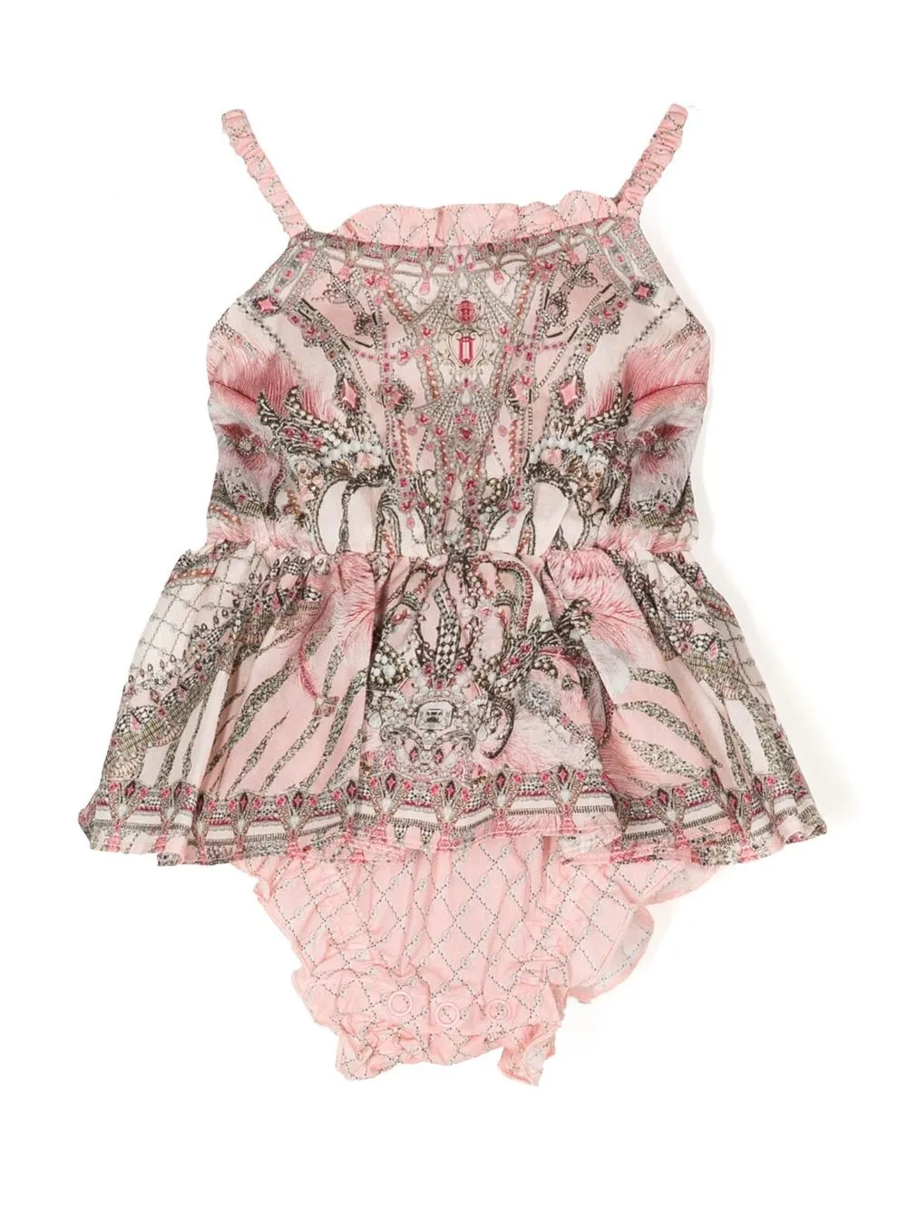 Camilla Starship Sistas Babies Jumpdress In Pink