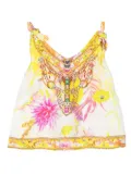 Camilla How Does Your Garden Grow Top - Yellow