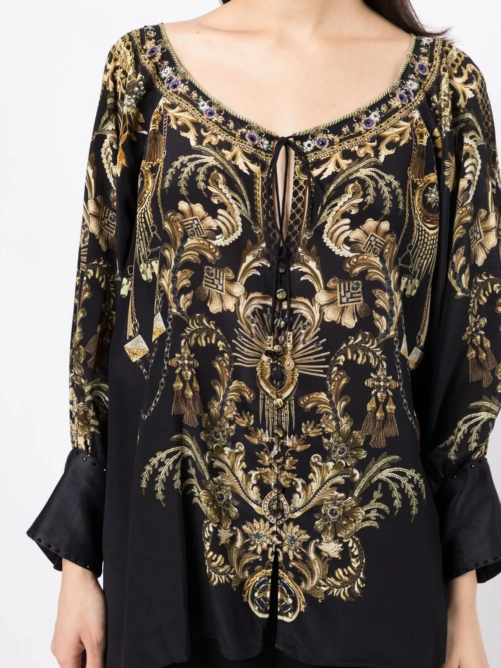 Camilla graphicprint Blouse Farfetch
