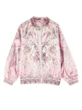 Camilla Starship Sistas Bomber Jacket - Pink