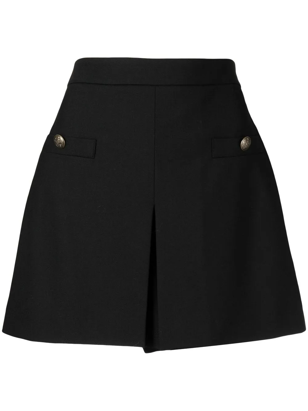 

TWINSET pleat-detail tailored shorts - Blue