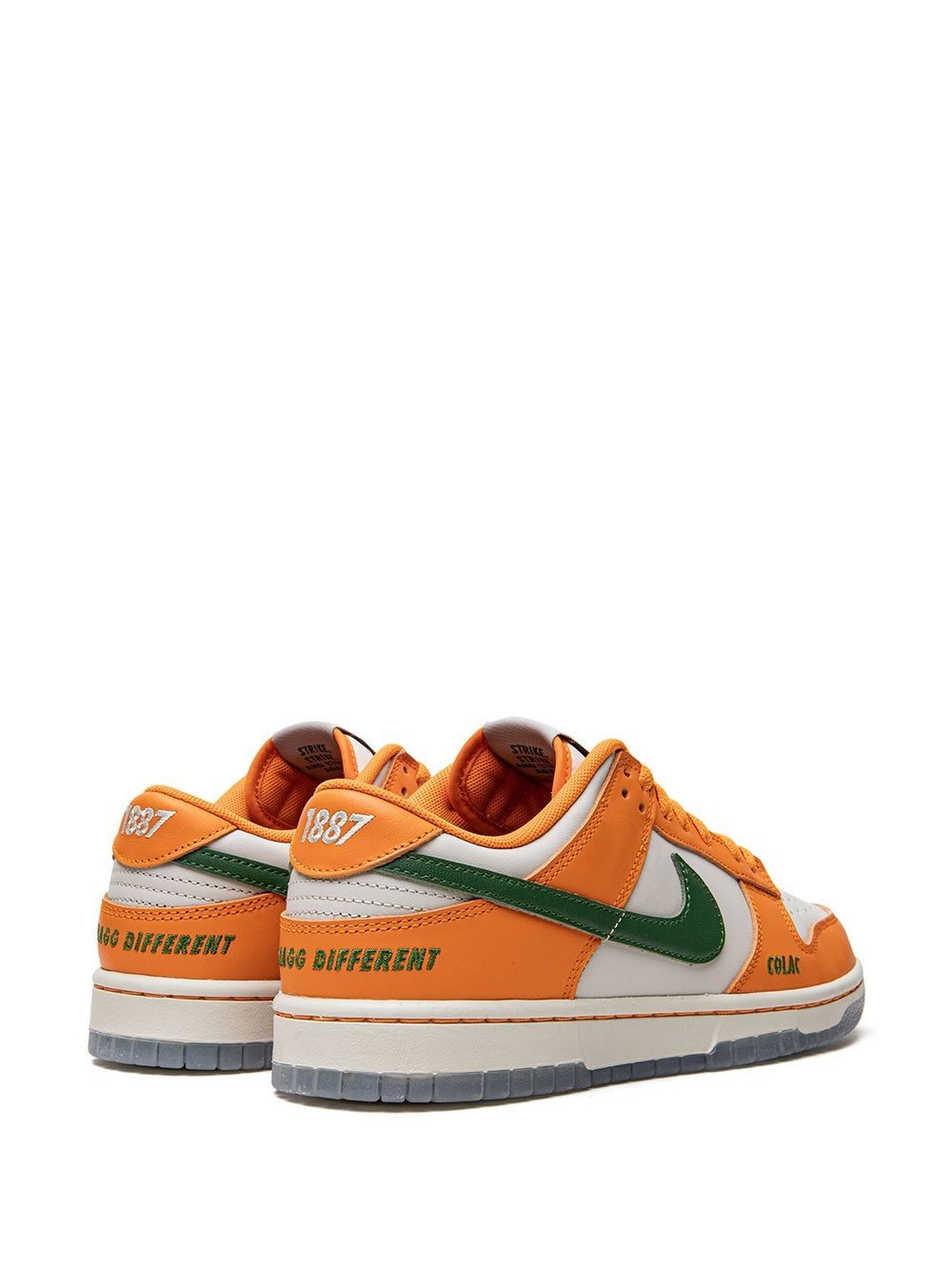 Shop Nike Dunk Low "florida A&m" Sneakers In Orange