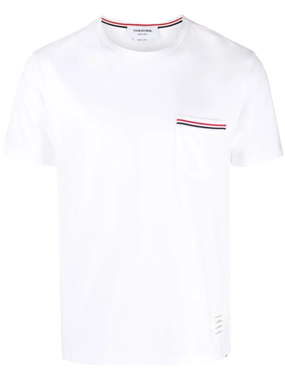 

Thom Browne pocket cotton T-Shirt - White