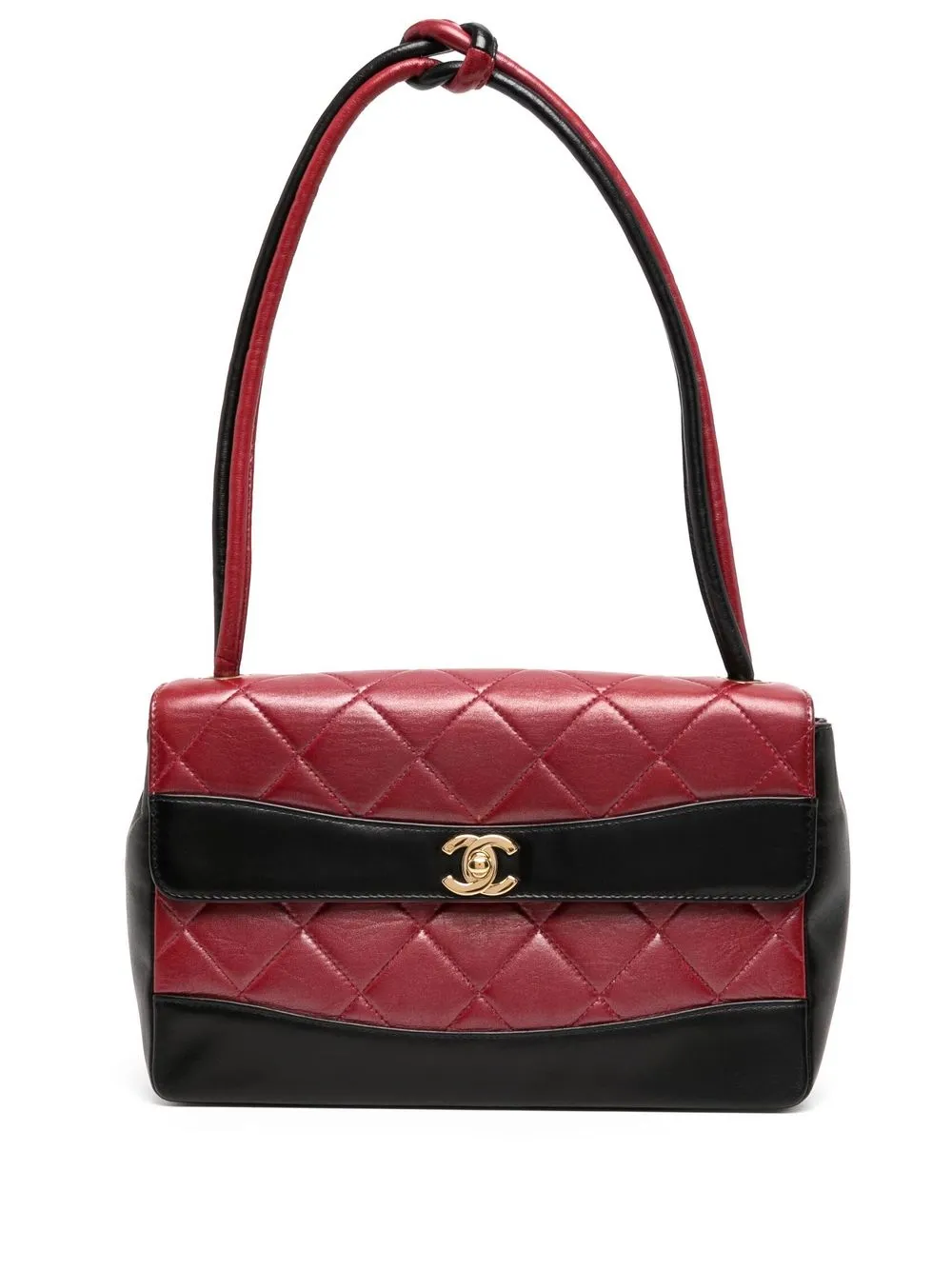 

CHANEL Pre-Owned bolsa de hombro con solapa pequeña 2000 - Rojo