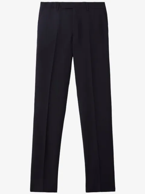 Burberry pressed crease tailored trousers