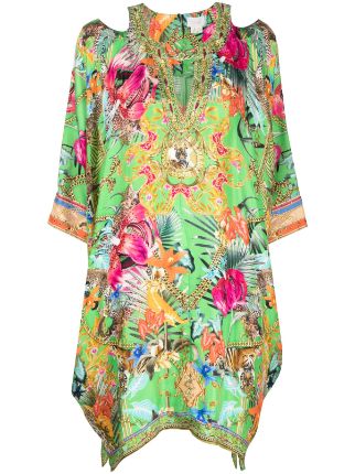 Camilla Print cut-out Kaftan - Farfetch