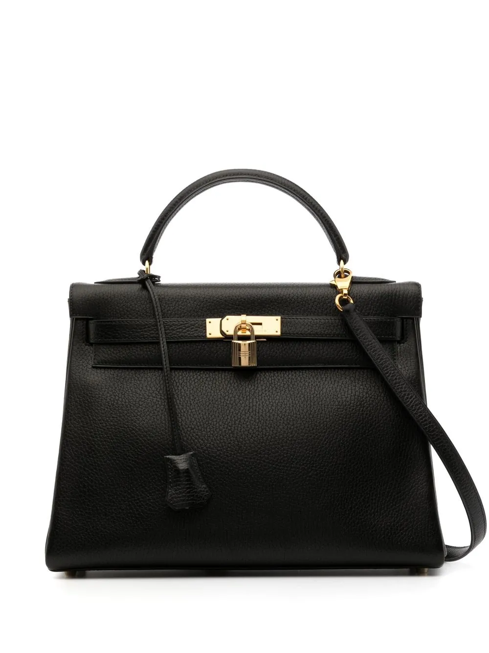 

Hermès 1995 pre-owned Kelly Retourné 32 two-way bag - Black