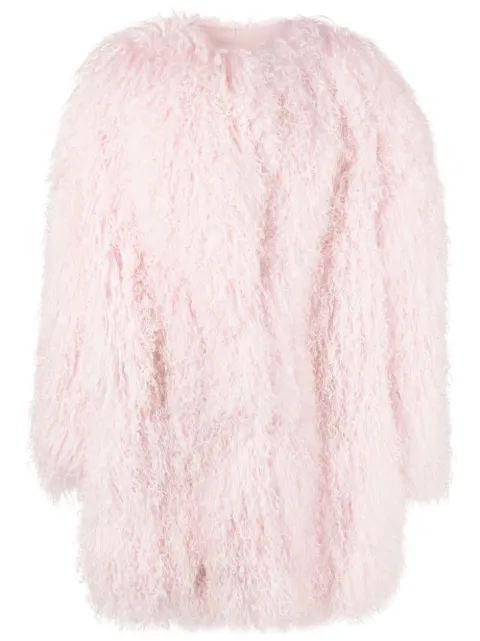 Magda Butrym Shearling-Mantel