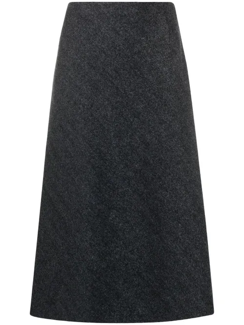 Jupe évasée à chevrons - Maison Margiela - Modalova