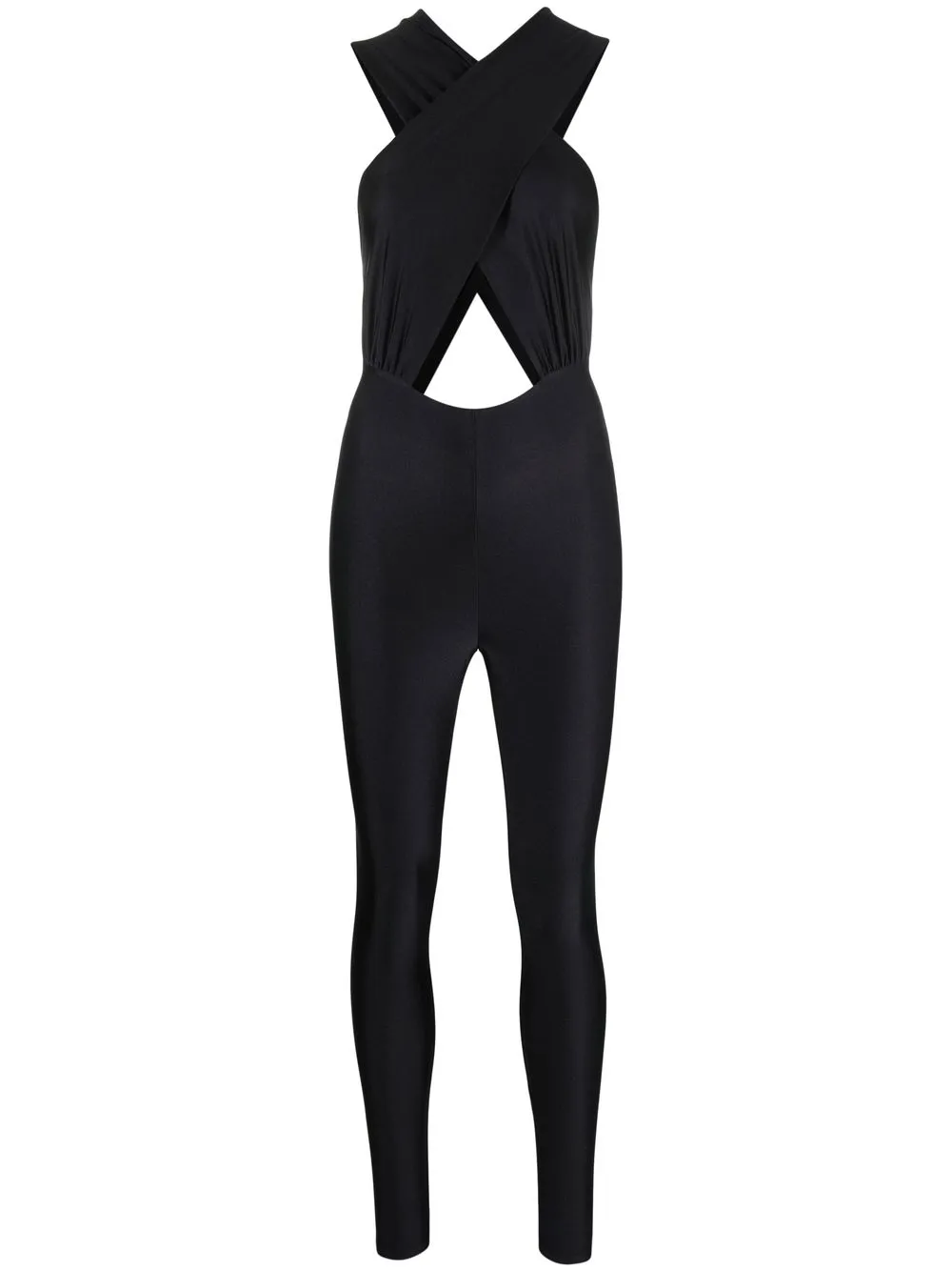 

THE ANDAMANE Hola cut out-detail jumpsuit - Black