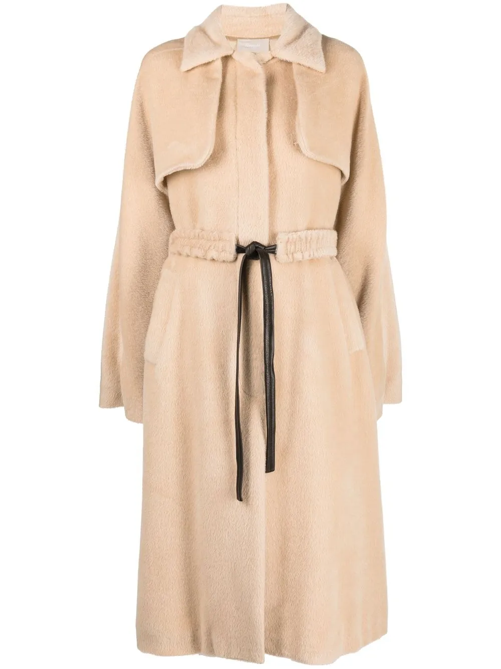 

Drumohr belted single-breasted coat - Neutrals