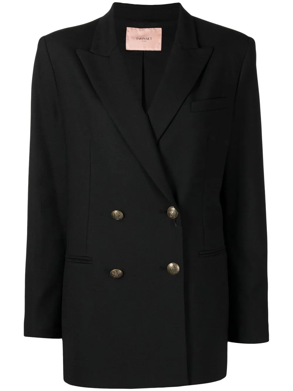 

TWINSET double-breasted blazer - Black