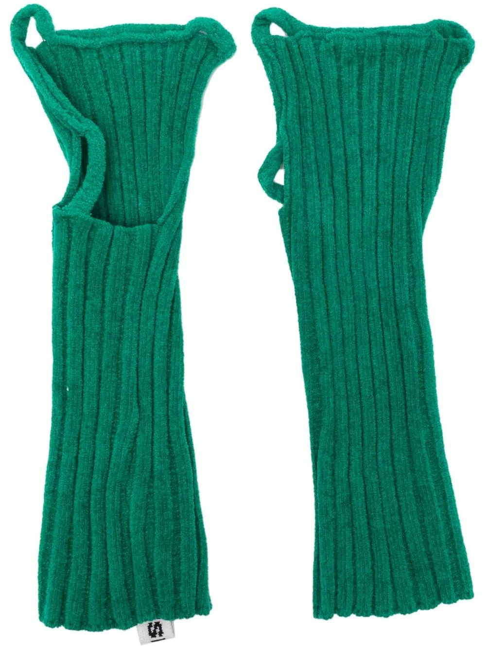 

Bonsai knitted arm warmers - Green