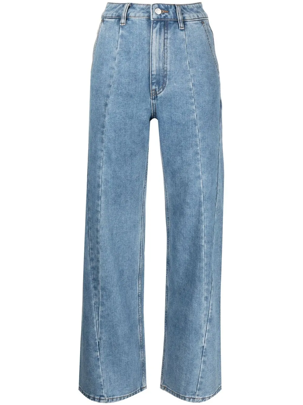 

tout a coup straight-leg denim jeans - Blue