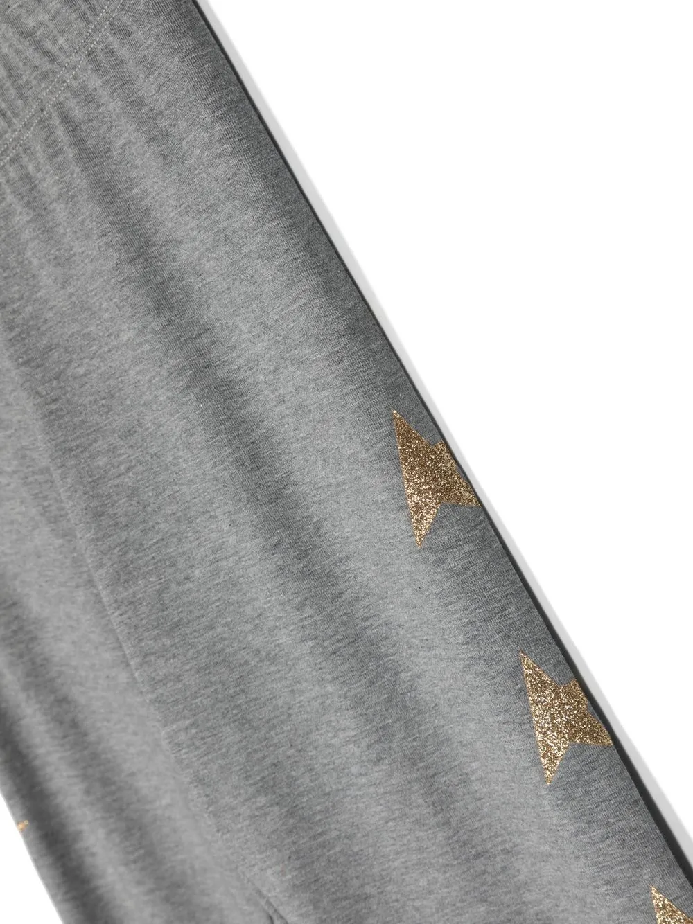  Golden Goose Kids Glitter Star-patch Leggings - Grey 