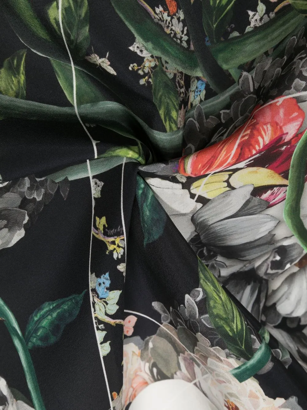 ZADIG & VOLTAIRE LOTTY FLORAL PRINT SCARF