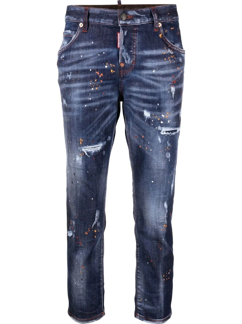 

Dsquared2 jeans capri con bolsillos - Azul