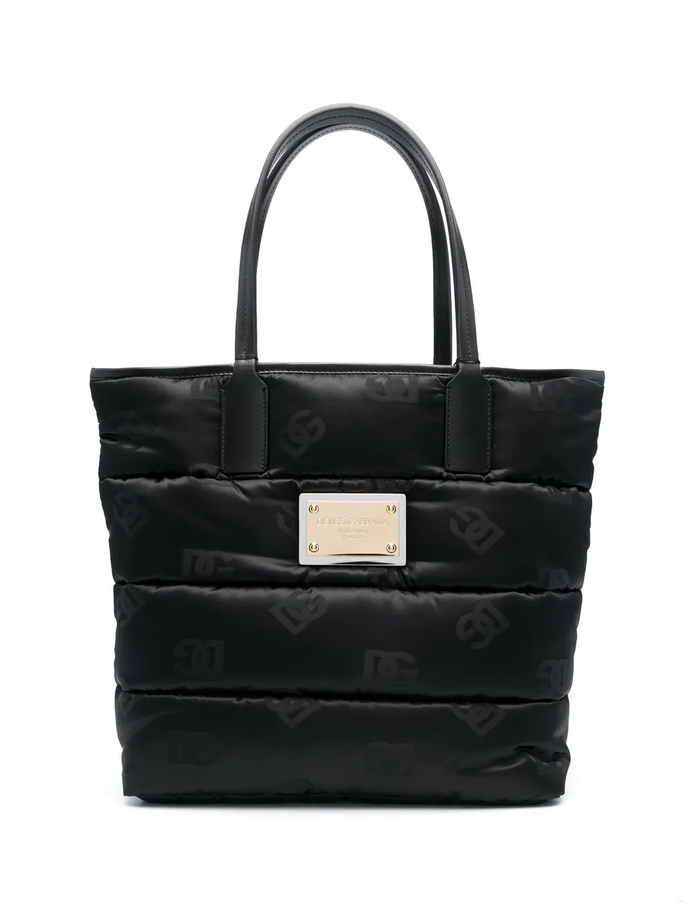 Quilted bag with front LC logo, Bags