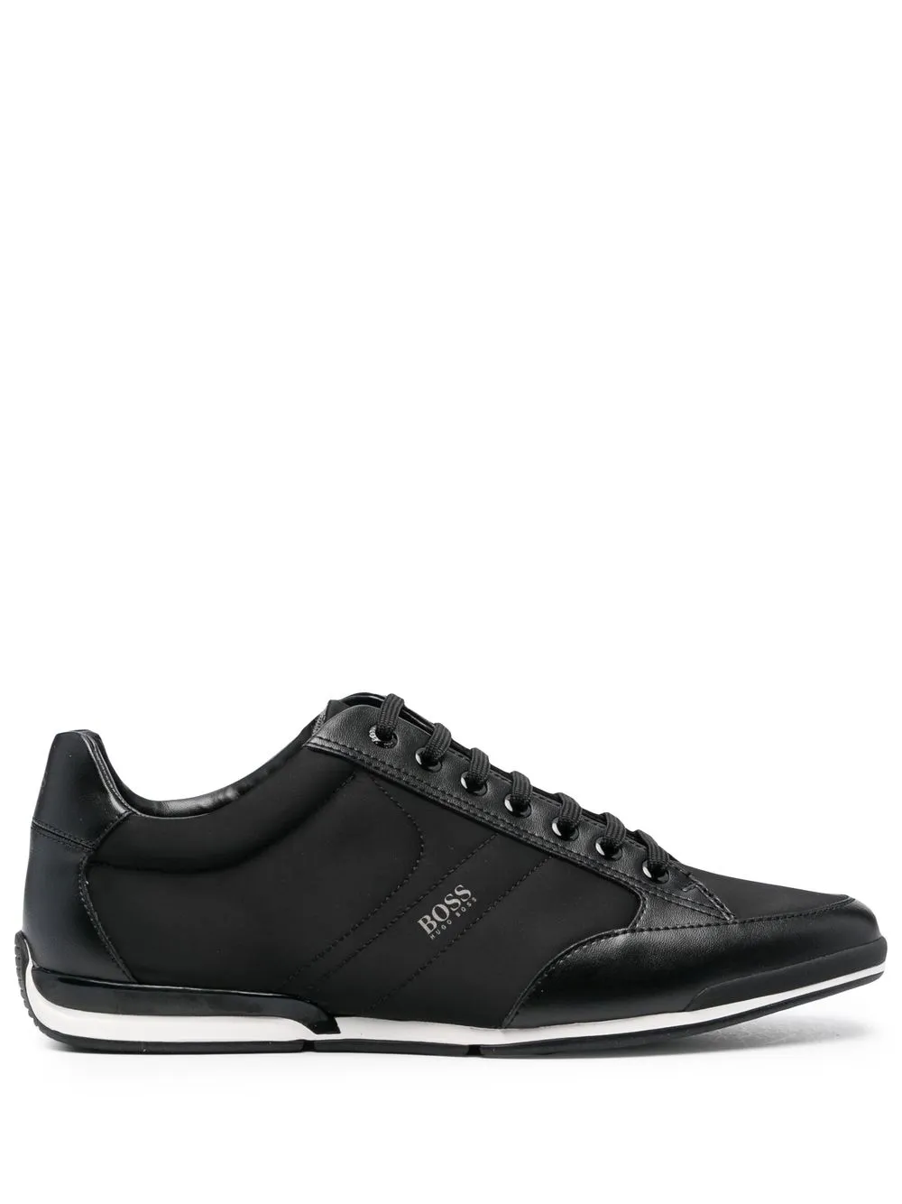 

BOSS panelled low-top sneakers - Black