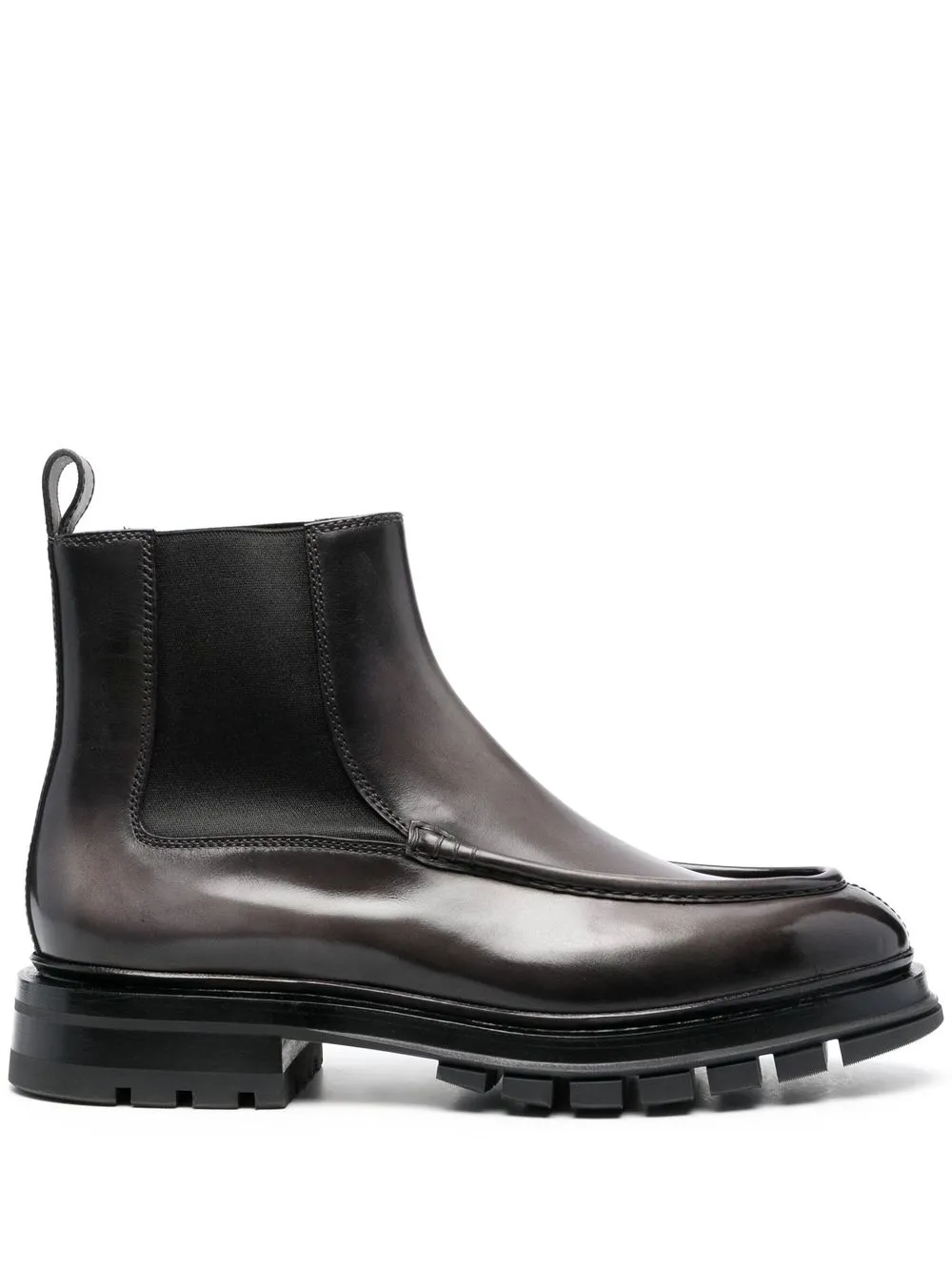

Santoni ankle-length leather Chelsea boots - Grey