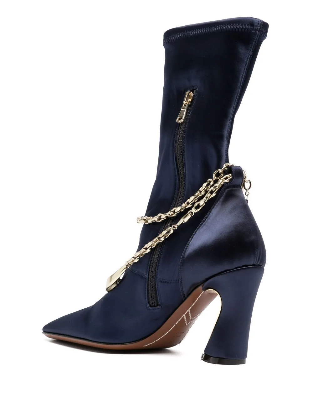  Zimmermann Botas Crescent Stretch Con Tacón De 80mm - Azul 