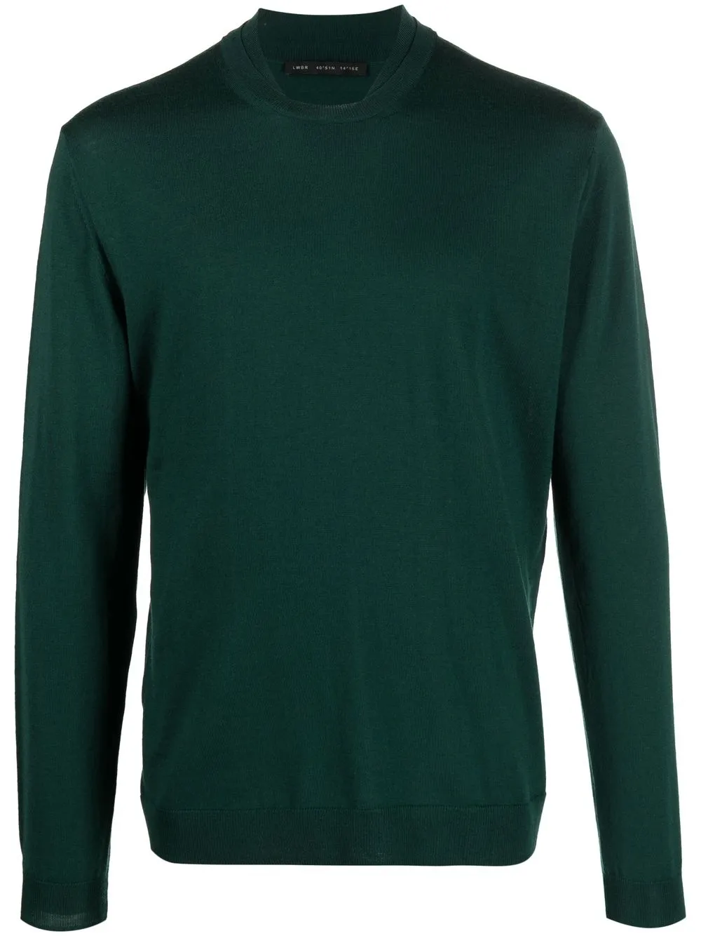 

Low Brand suéter tejido con cuello redondo - Verde