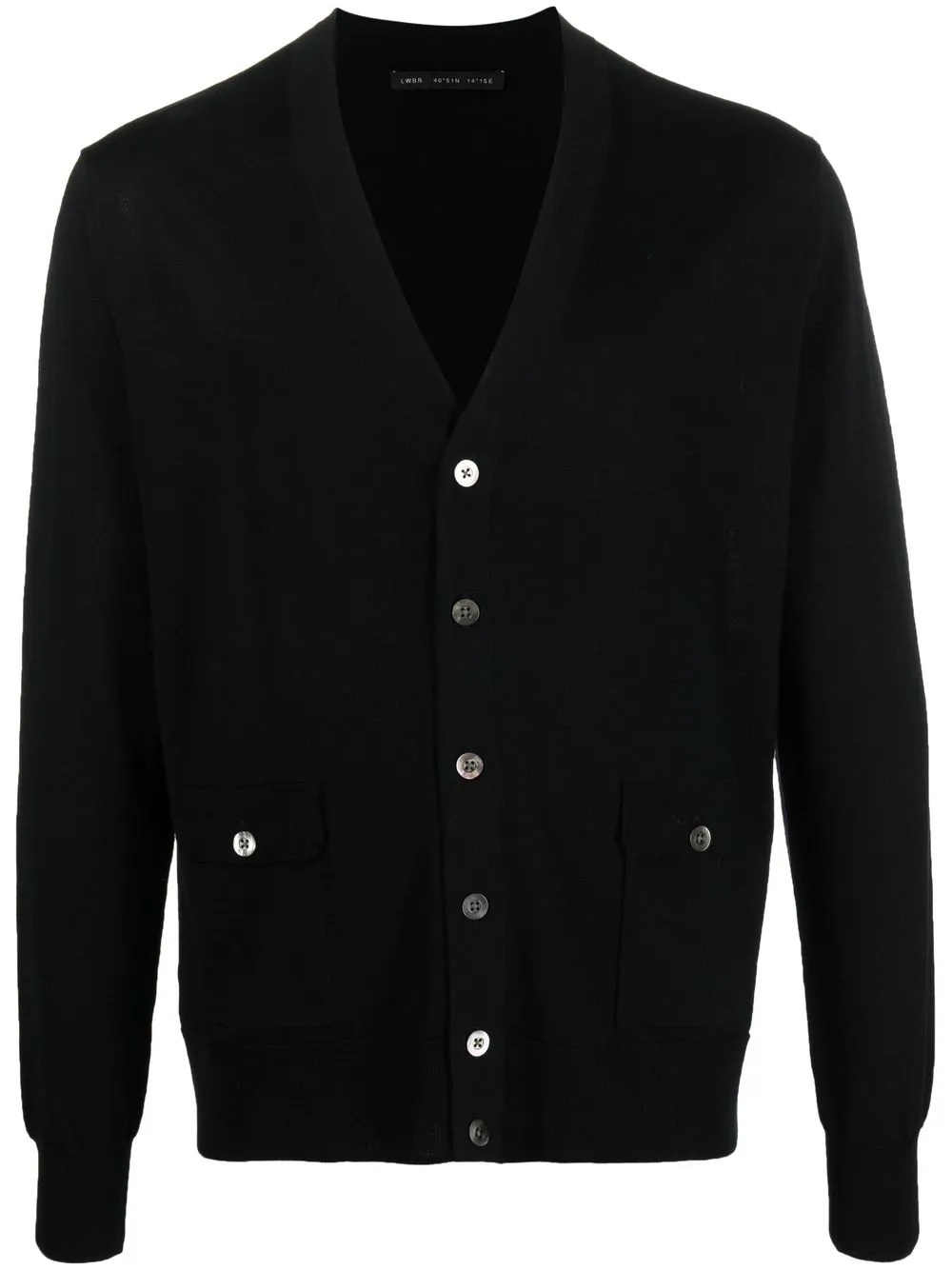 

Low Brand button-up knitted cardigan - Black