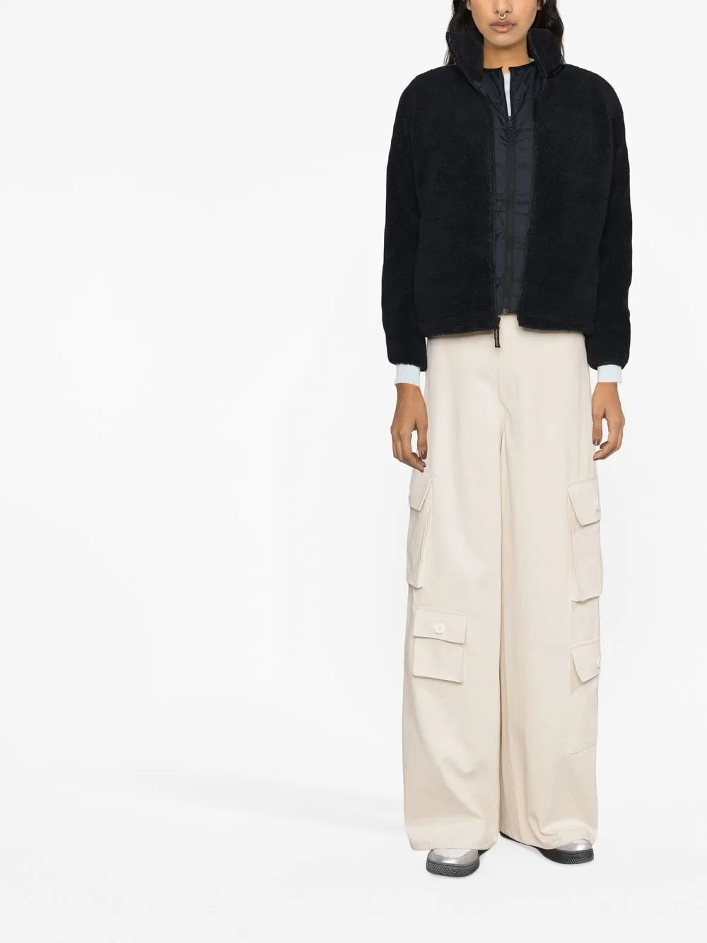 Napapijri high-neck Fleece Jacket 