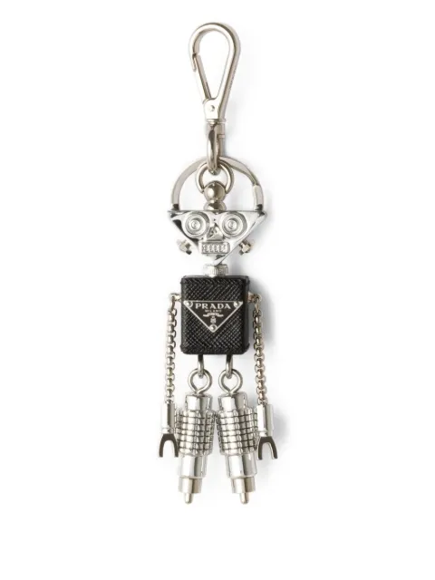 Prada llavero Jack con motivo de robot