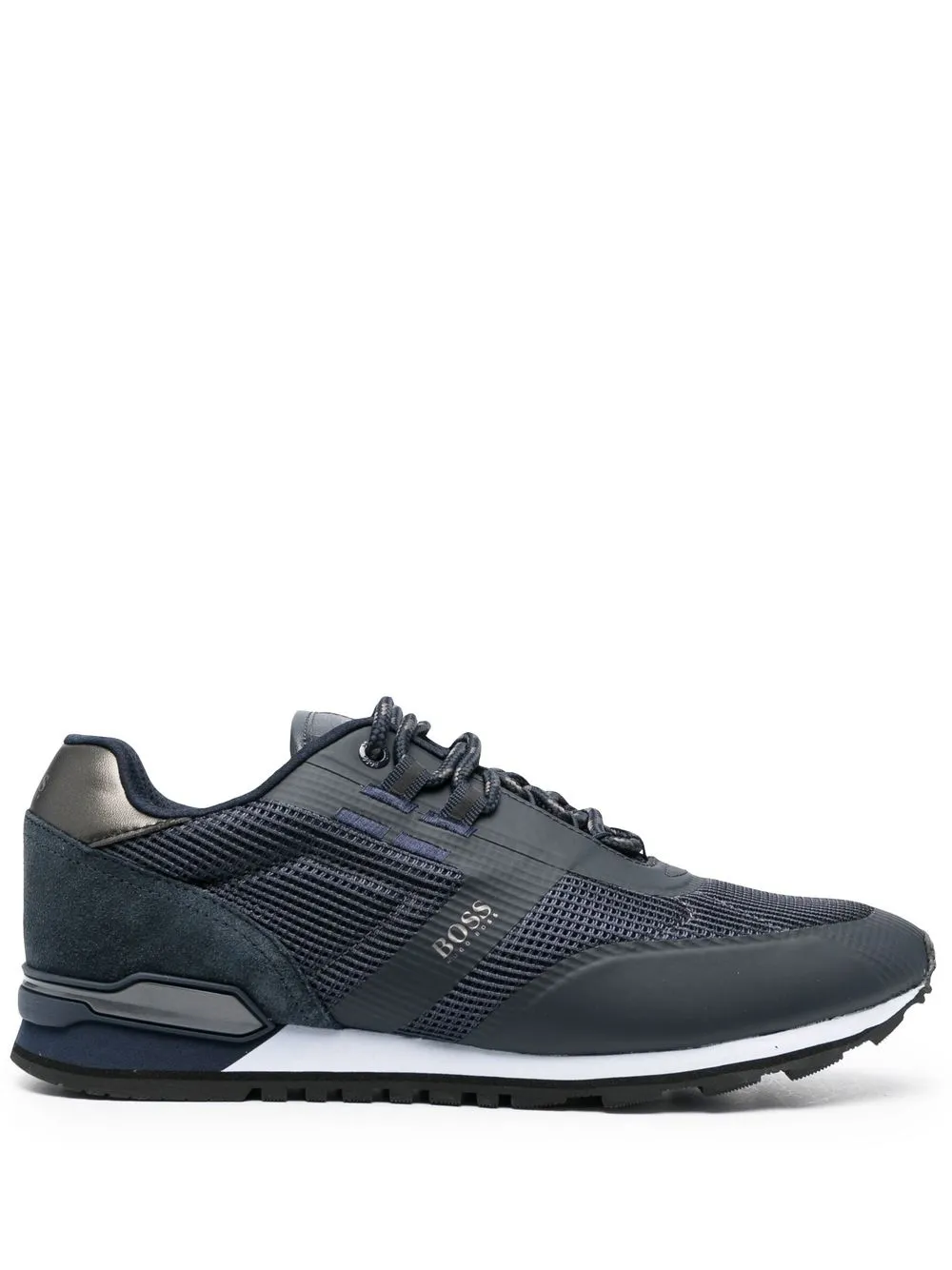 

BOSS mesh-panelled low-top sneakers - Blue