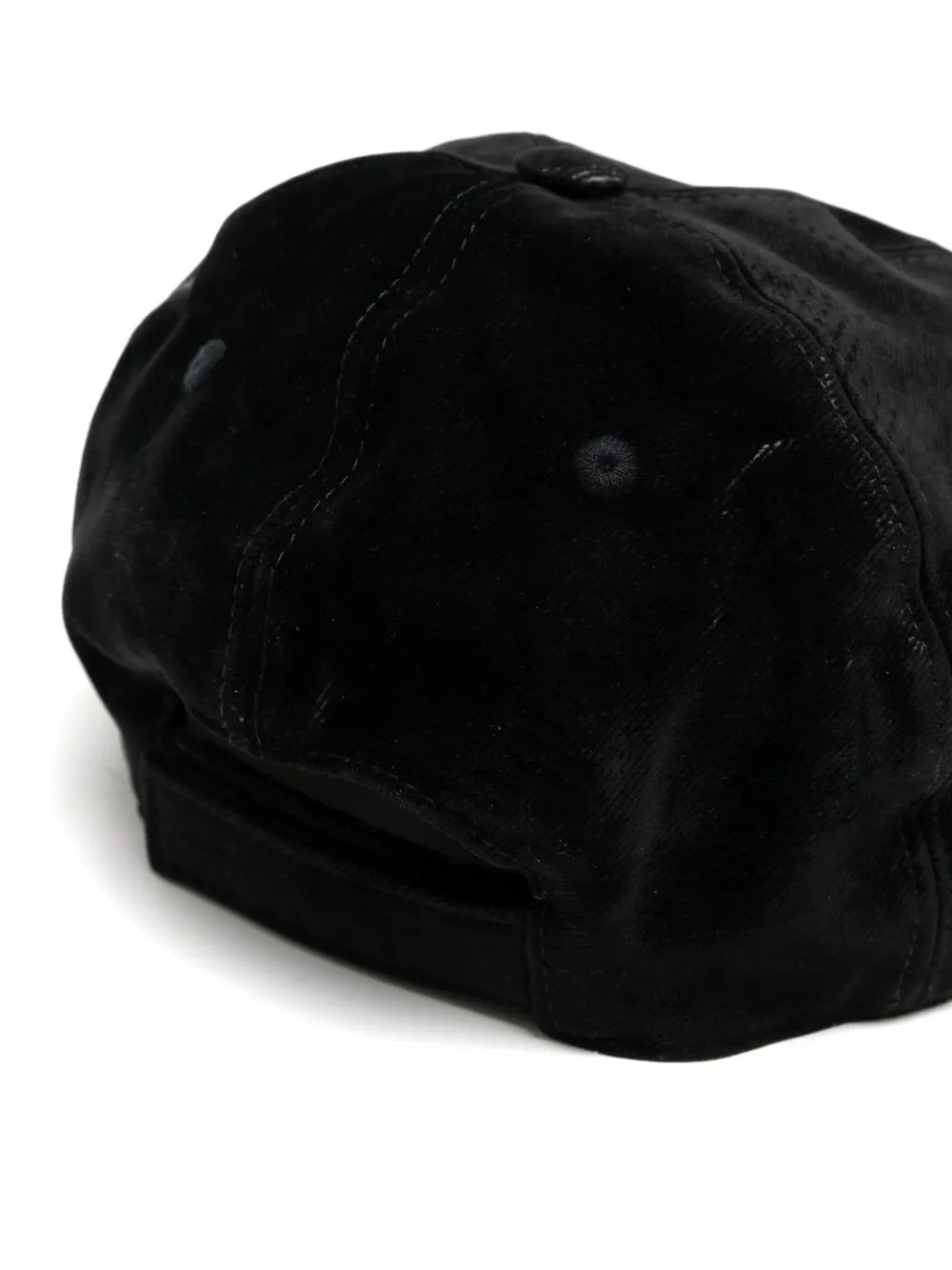 stellamccartney Stella McCartney 2001 honkbalpet met geborduurd logo - Zwart