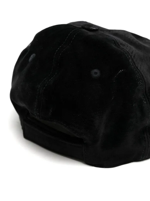 Stella McCartney Black Embroidered Logo Baseball Cap 2001 Stella McCartney Black Embroidered Logo Baseball Cap - M main image 2