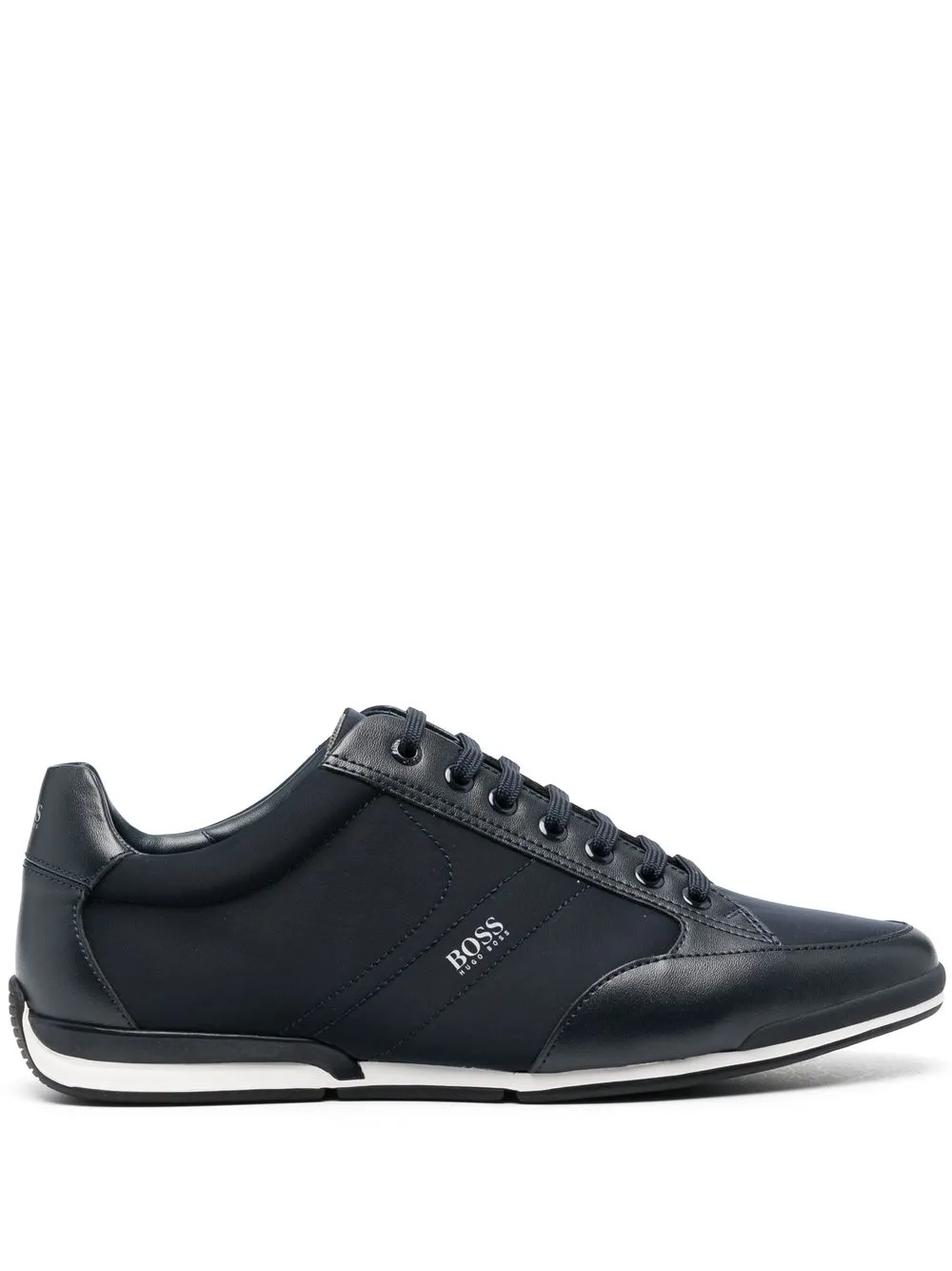 

BOSS low-top panelled sneakers - Blue