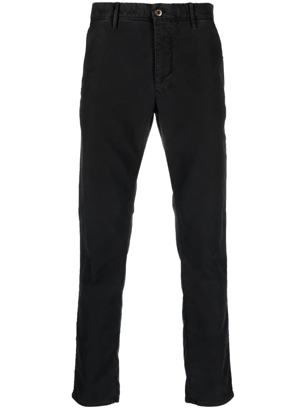 

Incotex straight-leg cotton chinos - Black