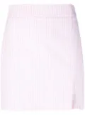 Rowen Rose striped cotton mini skirt - Pink