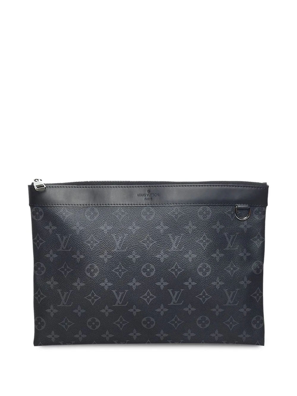 

Louis Vuitton 2017 pre-owned Eclipse Discovery Pochette GM clutch bag - Black